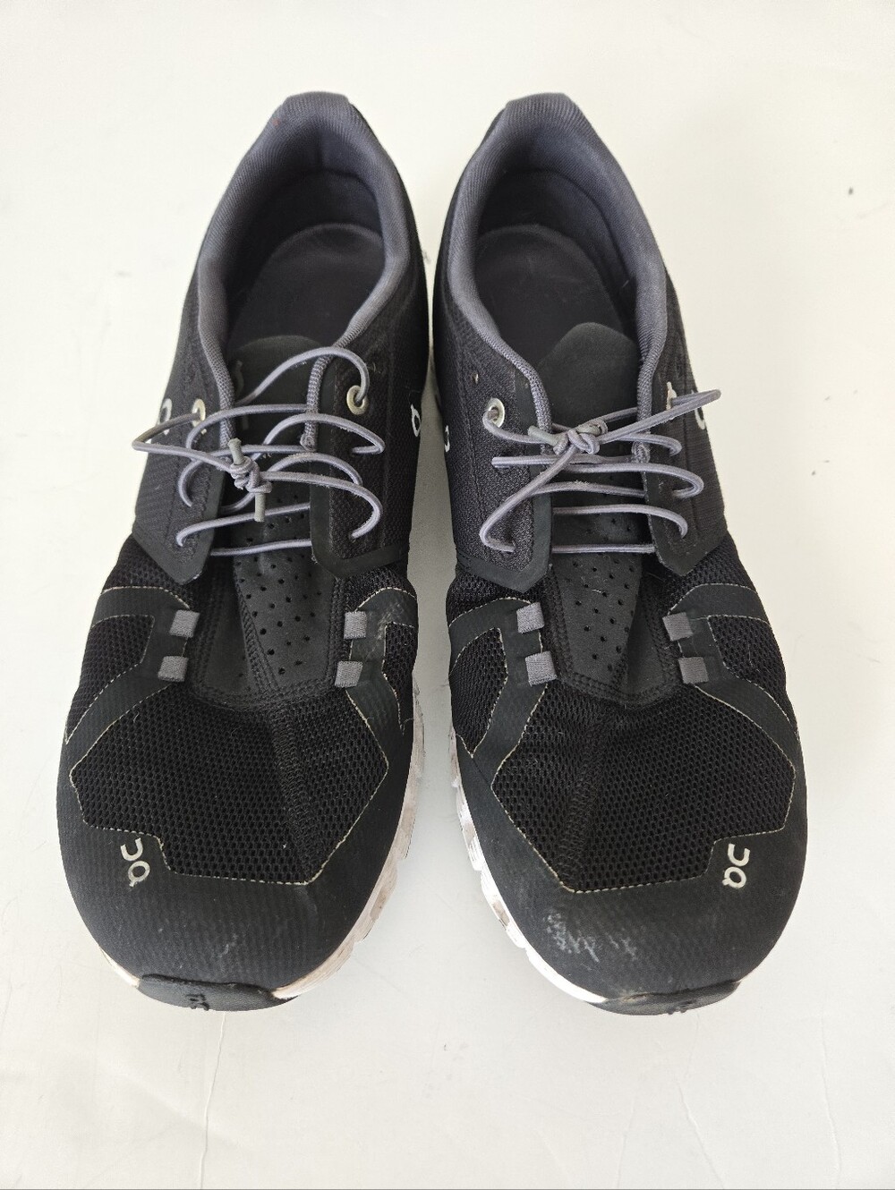 Mens On Cloud 5 Black Athletic Gym Road Running Sneakers Shoes Size 12